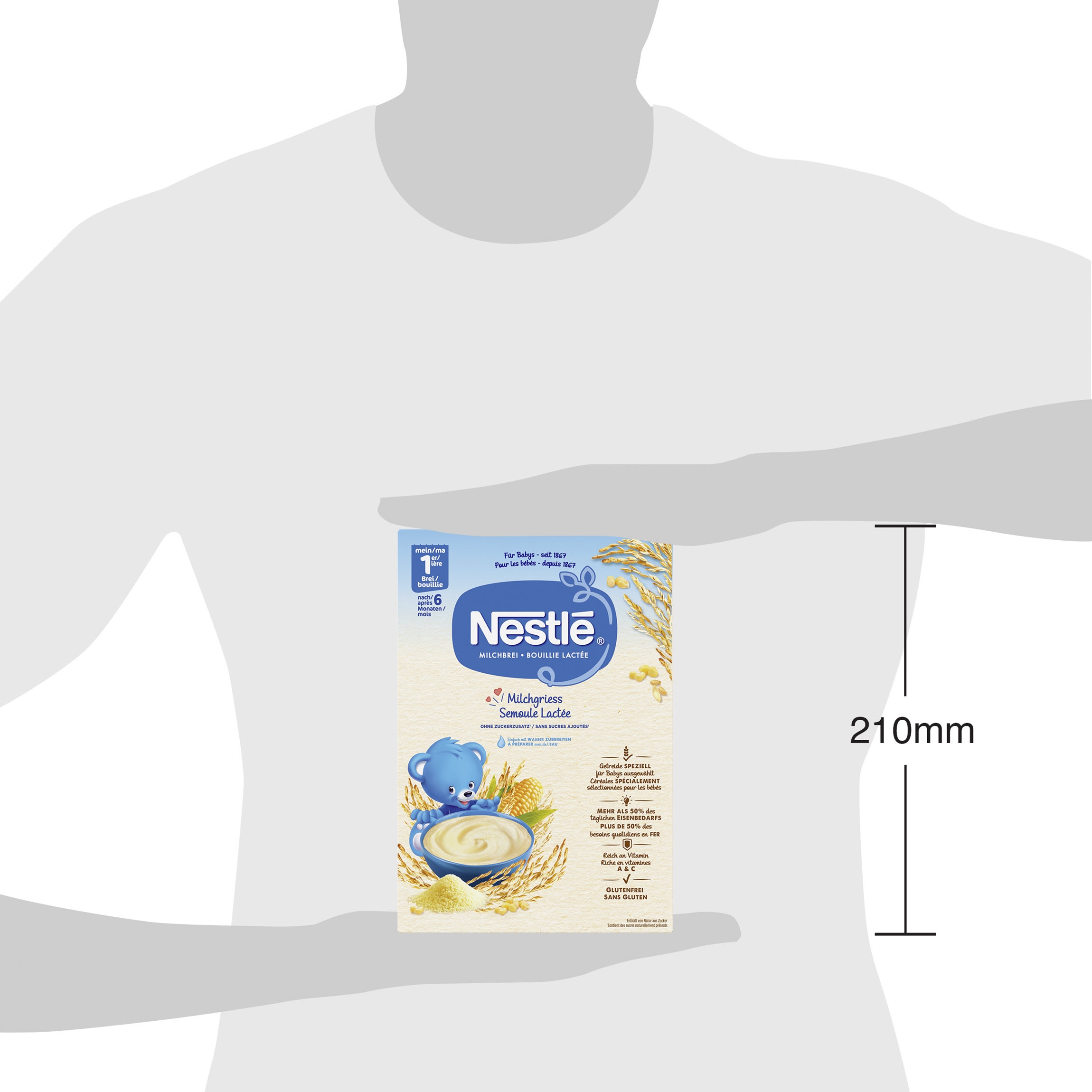 Nestlé Bébé Cereals Multigrains - bouillie pour bébé - dès 6 mois - 9  boîtes de 180