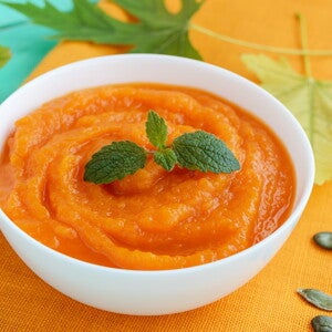 Halloweenbrei mit Kürbis und Maronis Halloweenbrei mit Kürbis und Maronis