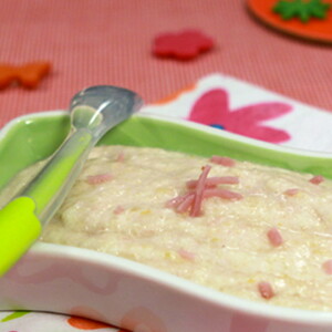 Chicoréebrei mit Schinken und Kartoffeln